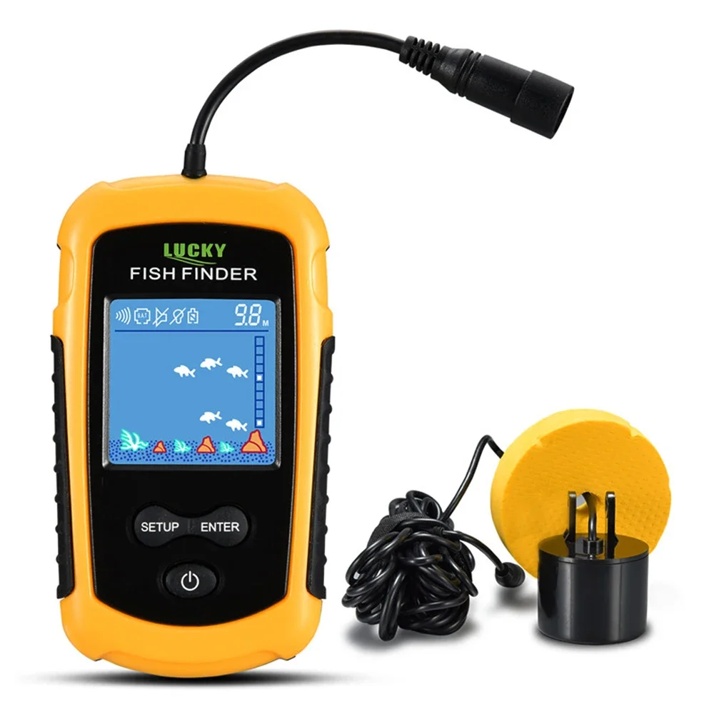 Fish Finder Portable - Lucky ЖК-экран с цветным экраном, портативный