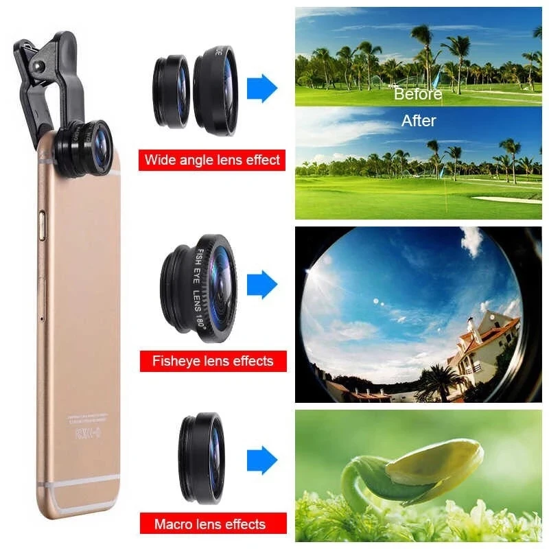 3-в-1 объектив для смартфона:  – обзор и цена Fishing Camera